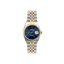 Load image into Gallery viewer, Rolex Datejust ref. 16013 -Steel/Gold - Blue Soleil dial
