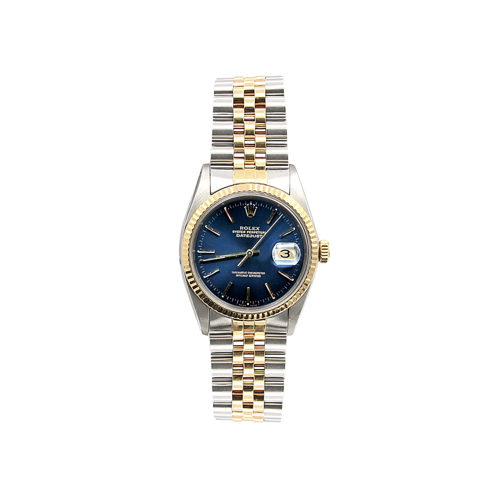 Buy Online Watch Rolex Datejust 36 ref. 16013 Blue Soleil Dial Debonar Watches Sp. z o.o