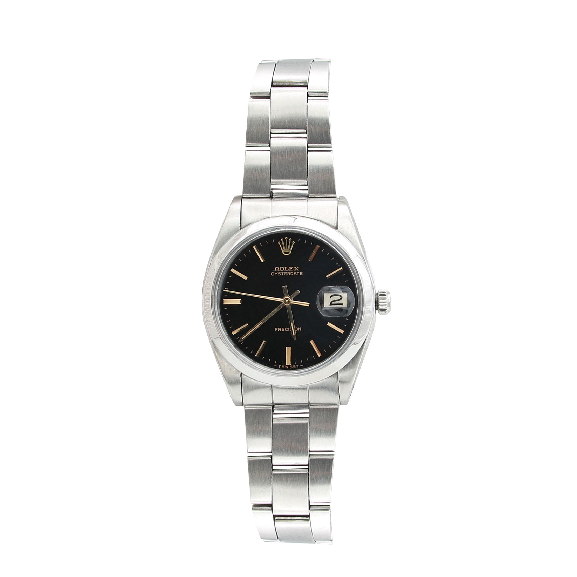 Rolex Precision Date ref. 6694 Black Dial (Golden Indexes)