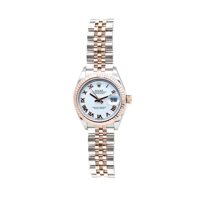 Rolex Lady Datejust Ref. 279171 White Römische Zifferblatt - Jubiläum - Voller Satz