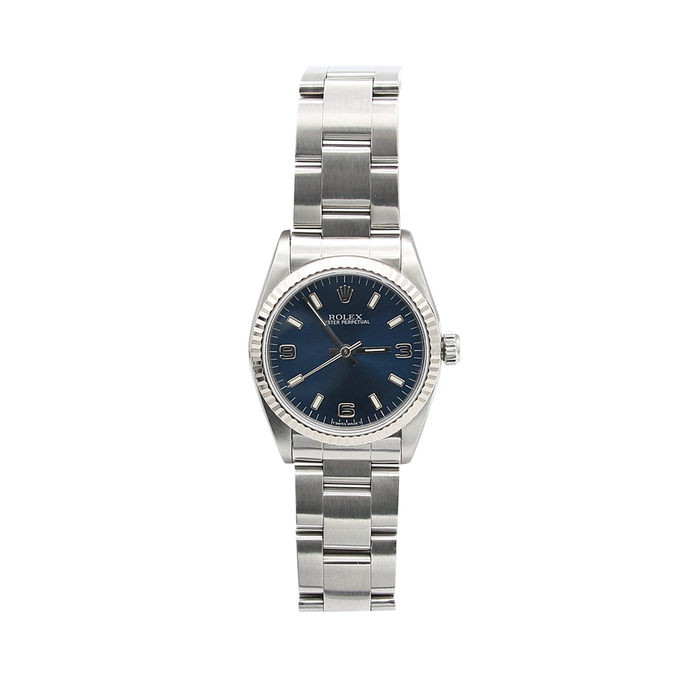 Rolex Oyster perpetual 67514 Blue Dial Oyster bracelet