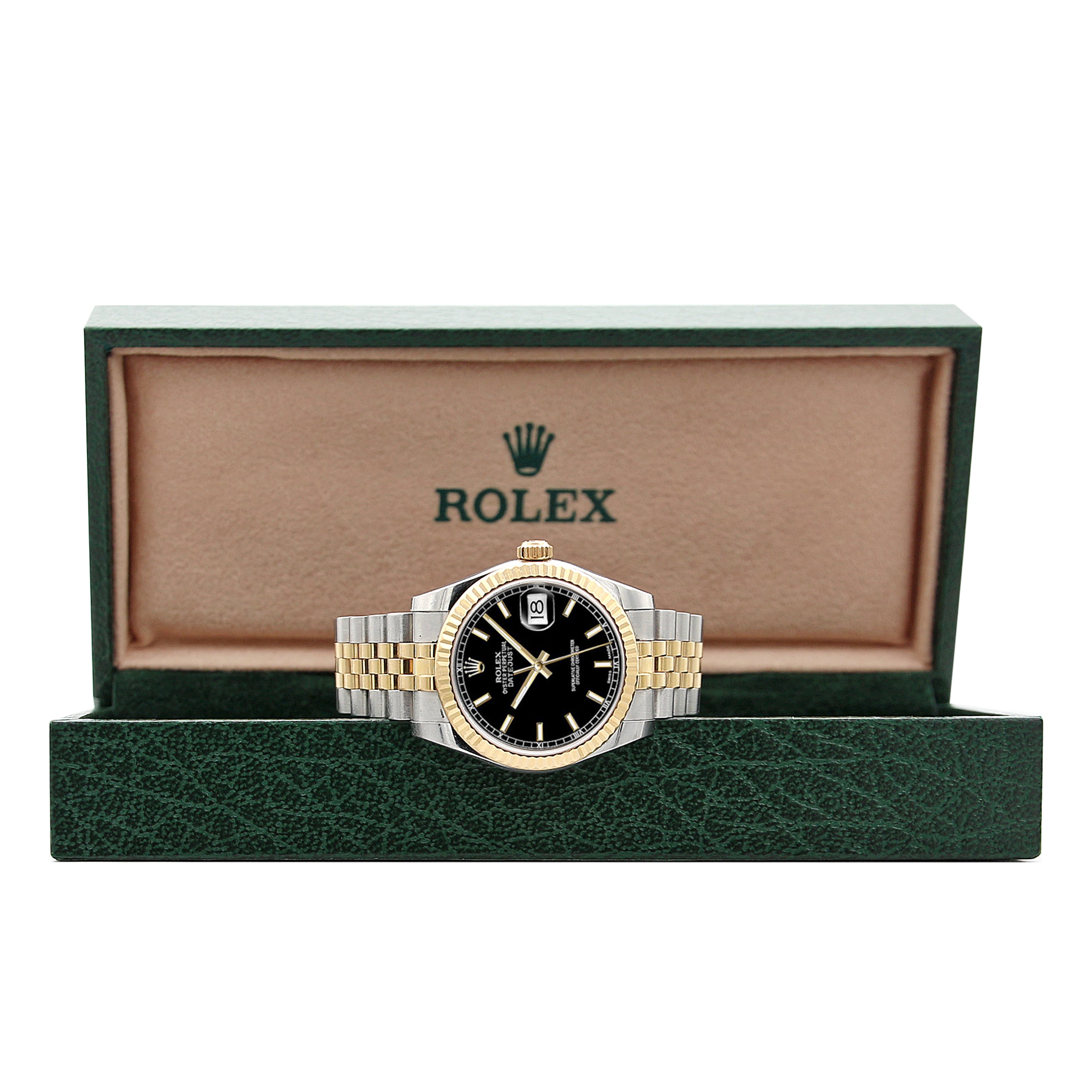 Rolex Datejust 31 Black Dial Oyster Bracelet Watch