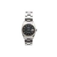 Rolex Oyster Perpetual Date ref. 1500 - Black dial (V I) - Steel bracelet