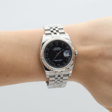 Load image into Gallery viewer, Rolex Datejust ref. 116234 Black Roman Dial - Jubilee - Full Set
