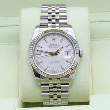 Carica l'immagine nel visualizzatore di Gallery, Rolex Datejust ref. 116234 Silver Circle Hours Dial - Jubilee Bracelet - Full Set
