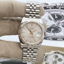 Carica l'immagine nel visualizzatore di Gallery, Rolex Datejust ref. 116234 Silver Circle Hours Dial - Jubilee Bracelet - Full Set
