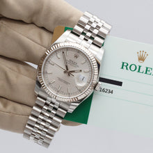 Carica l'immagine nel visualizzatore di Gallery, Rolex Datejust ref. 116234 Silver Circle Hours Dial - Jubilee Bracelet - Full Set
