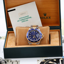 Carica l'immagine nel visualizzatore di Gallery, Rolex Submariner Date ref. 16613LB Steel/Gold - Full Set
