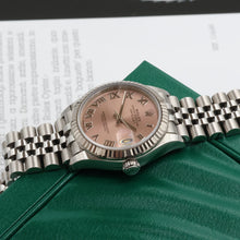 Indlæs billede til gallerivisning Rolex Datejust ref. 278274 Pink Roman Dial - Jubilee Bracelet -Full set

