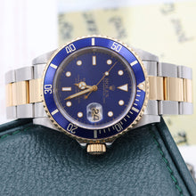 Carica l'immagine nel visualizzatore di Gallery, Rolex Submariner Date ref. 16613LB Steel/Gold - Full Set
