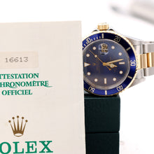 Carica l'immagine nel visualizzatore di Gallery, Rolex Submariner Date ref. 16613LB Steel/Gold - Full Set
