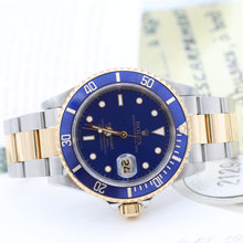 Carica l'immagine nel visualizzatore di Gallery, Rolex Submariner Date ref. 16613LB Steel/Gold - Full Set
