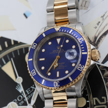 Carica l'immagine nel visualizzatore di Gallery, Rolex Submariner Date ref. 16613LB Steel/Gold - Full Set
