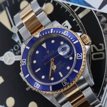 Carica l'immagine nel visualizzatore di Gallery, Rolex Submariner Date ref. 16613LB Steel/Gold - Full Set
