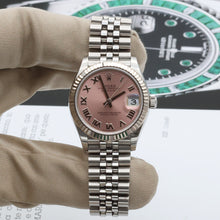 Indlæs billede til gallerivisning Rolex Datejust ref. 278274 Pink Roman Dial - Jubilee Bracelet -Full set

