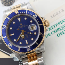 Carica l'immagine nel visualizzatore di Gallery, Rolex Submariner Date ref. 16613LB Steel/Gold - Full Set
