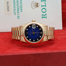 Indlæs billede til gallerivisning Rolex Datejust ref. 68278 Blue Degradee Dial President Bracelet - Full set
