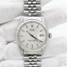 Bild in Galerie-Viewer laden, Rolex Datejust Ref. 1601 - Weißgoldenszel - Silber -Zifferblatt (V I)
