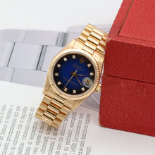 Indlæs billede til gallerivisning Rolex Datejust ref. 68278 Blue Degradee Dial President Bracelet - Full set
