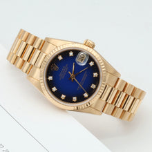 Indlæs billede til gallerivisning Rolex Datejust ref. 68278 Blue Degradee Dial President Bracelet - Full set
