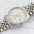 Rolex Datejust ref. 16030 White Dial with Golden indexes- Jubilee