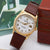 Rolex Day-Date ref. 18238 White Roman Dial - Leather Strap - Full Set