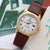 Rolex Day-Date ref. 18238 White Roman Dial - Leather Strap - Full Set