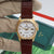 Rolex Day-Date ref. 18238 White Roman Dial - Leather Strap - Full Set