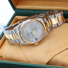 Cargar imagen en el visor de la galería, Rolex Datejust 36 ref. 16233 Grey Roman dial - Oyster Bracelet
