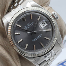Load image into Gallery viewer, Rolex Datejust ref. 1601 - Grey Dial (v2) - Jubilee bracelet
