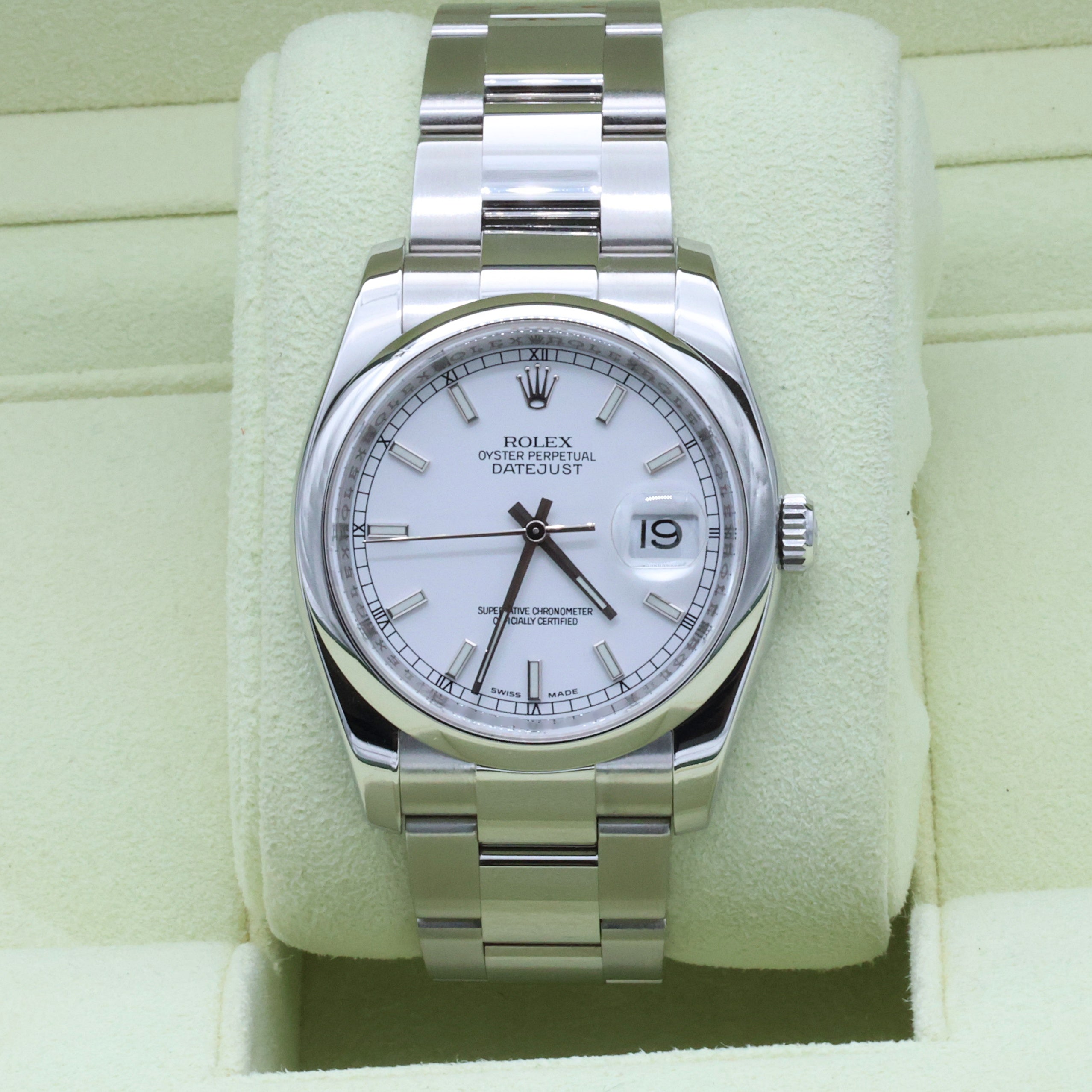 Rolex Datejust ref. 116200 White Dial - Oyster Bracelet - Full Set
