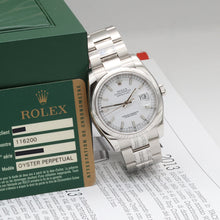 Indlæs billede til gallerivisning Rolex Datejust ref. 116200 White Dial - Oyster Bracelet - Full Set
