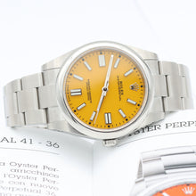 Load image into Gallery viewer, Rolex Oyster Perpetual 124300 - Yellow Dial - Full set
