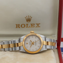 Load image into Gallery viewer, Rolex Oyster Perpetual Lady ref. 76193 Diamonds Dial Jubilee - Full set
