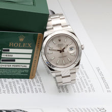 Załaduj obraz do przeglądarki galerii, Rolex Datejust 41 ref. 116300 Silver Dial - Oyster Bracelet - Full Set
