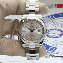 Załaduj obraz do przeglądarki galerii, Rolex Datejust 41 ref. 116300 Silver Dial - Oyster Bracelet - Full Set
