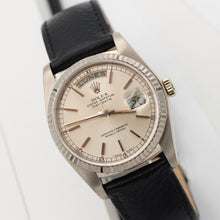 Cargar imagen en el visor de la galería, Rolex Day-Date 36 ref. 18039 Silver Dial - Leather Strap
