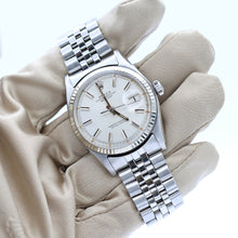 Załaduj obraz do przeglądarki galerii, Rolex Datejust ref. 1601 - White Gold Bezel - Silver dial (V III)
