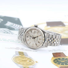 Załaduj obraz do przeglądarki galerii, Rolex Datejust ref. 1601 - White Gold Bezel - Silver dial (V III)
