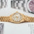 Rolex Datejust Lady ref. 69178 Silver Diamonds Dial - President Gold Bracelet