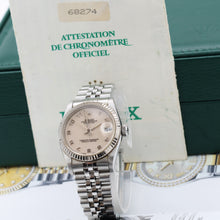 Charger l'image dans la galerie, Rolex Datejust ref. 68274 Millennary Cream Dial - Jubilee Bracelet - Full Set
