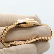 Load image into Gallery viewer, Rolex Datejust Lady ref. 69178 Silver Diamonds Dial - President Gold Bracelet

