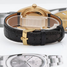 Carica l'immagine nel visualizzatore di Gallery, Rolex Day-Date ref. 18038  Champagne Diamonds Dial - Leather Strap
