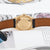 Rolex Day-Date ref. 18038  Champagne Diamonds Dial - Leather Strap