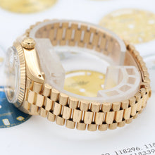 Charger l'image dans la galerie, Rolex Datejust Lady ref. 6916 Yellow Diamond Dial - President Bracelet
