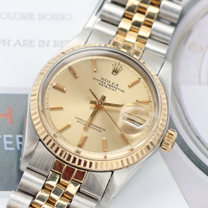 Rolex Datejust ref. 1601 - Champagne Dial (V III) - Jubilee Bracelet