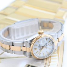 Załaduj obraz do przeglądarki galerii, Rolex Datejust Lady ref. 69173 Steel/Gold - Oyster Bracelet - White Dial
