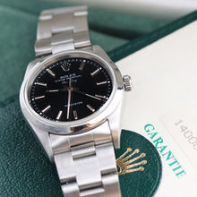 Załaduj obraz do przeglądarki galerii, Rolex Air-King ref. 14000 Black Dial - Full Set
