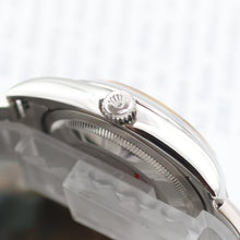 Bild in Galerie-Viewer laden, Rolex Datejust Ref. 116200 Silber / Dark Silver (Tuxedo) Zifferblatt - Austernarmband - Vollständiger Satz
