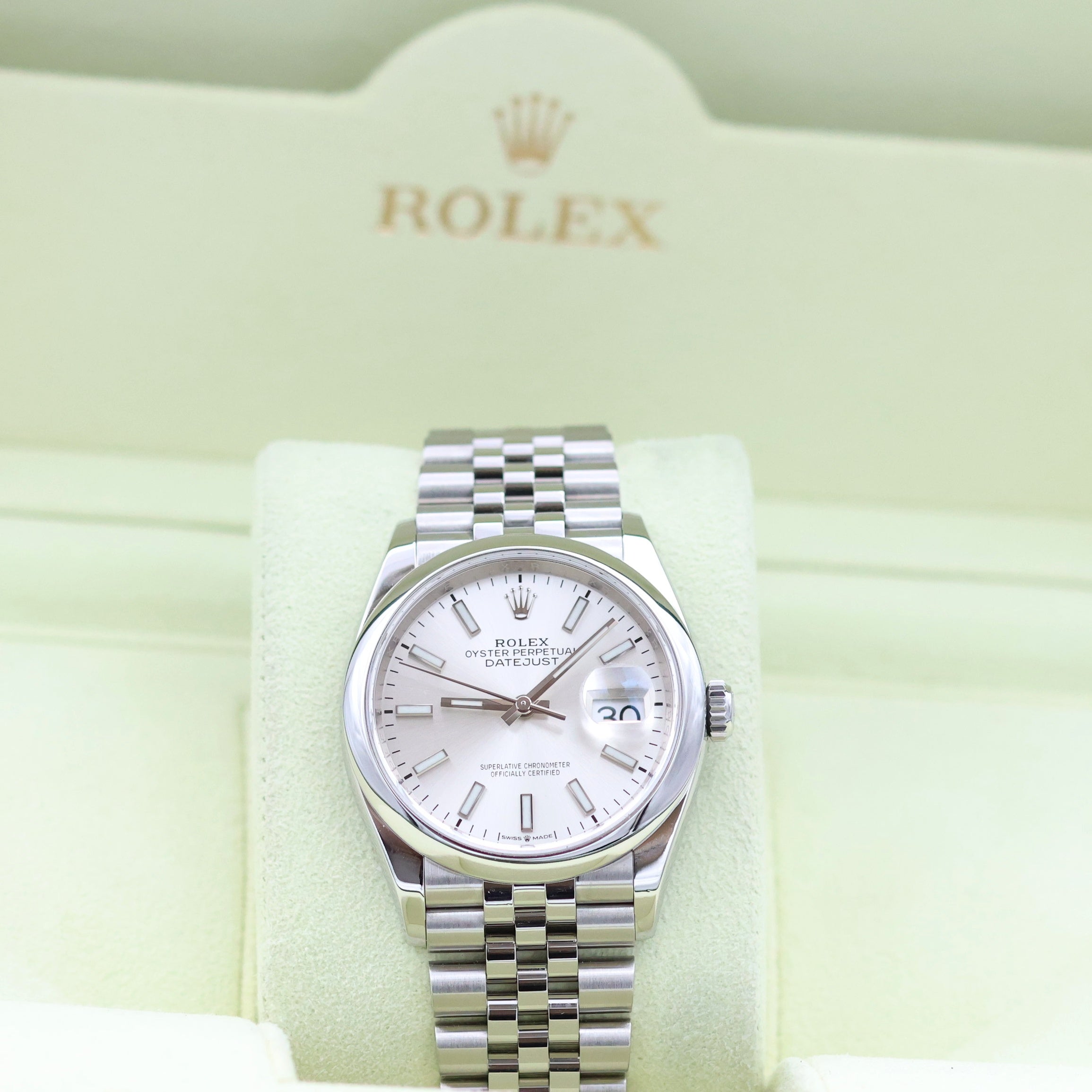 Rolex Datejust 36 126200 Silver Dial Jubilee bracelet